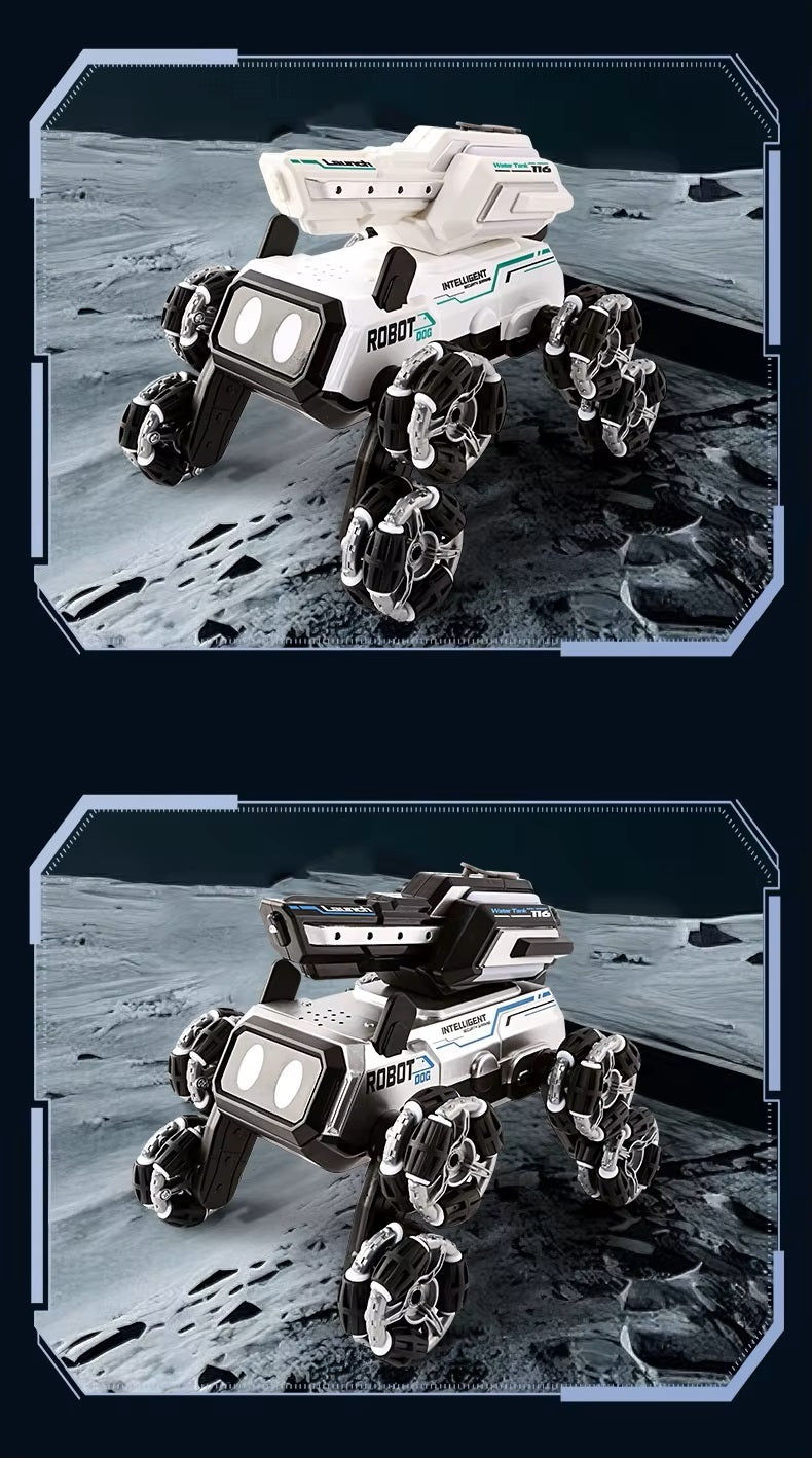 Compaw C-08 Perro Robot Inteligente con Torreta + Control RC 2.4G.