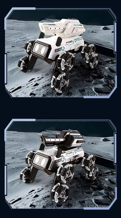Compaw C-08 Perro Robot Inteligente con Torreta + Control RC 2.4G.