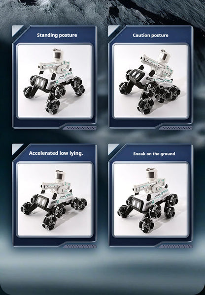Compaw C-08 Perro Robot Inteligente con Torreta + Control RC 2.4G.