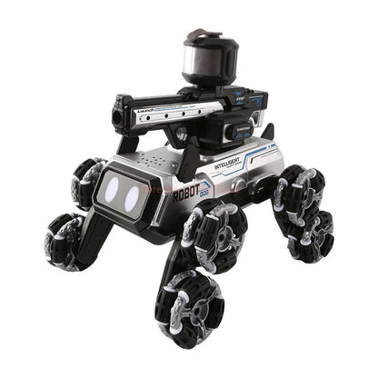 Compaw C-08 Perro Robot Inteligente con Torreta + Control RC 2.4G.