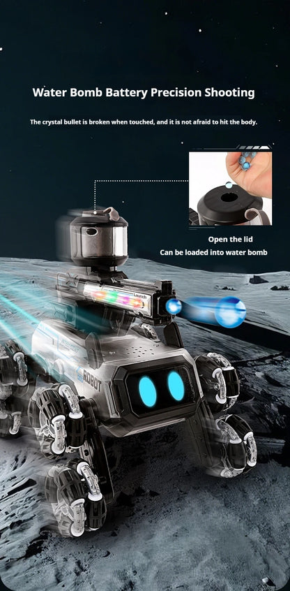 Compaw C-08 Perro Robot Inteligente con Torreta + Control RC 2.4G.